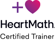 HeartMath Certified Trainer Logo showcasing a Professional Mental Health Coach who is a certified trainer.